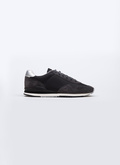 Black suede and nylon sneakers - PERLSNEAK-TL04/20