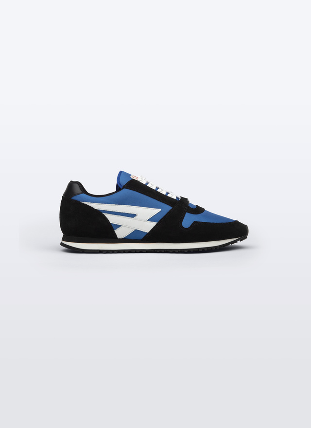 Men's blue and black sneakers Fursac - LSNEAF-BL02-32