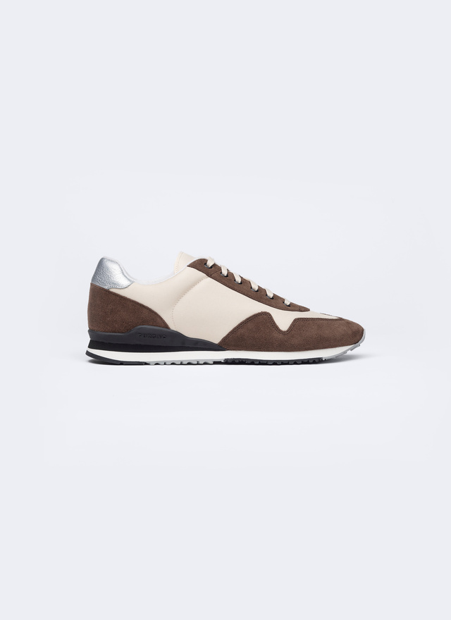 Men's calfskin leather and nylon sneakers Fursac - 22HLSNEAK-TL04/19