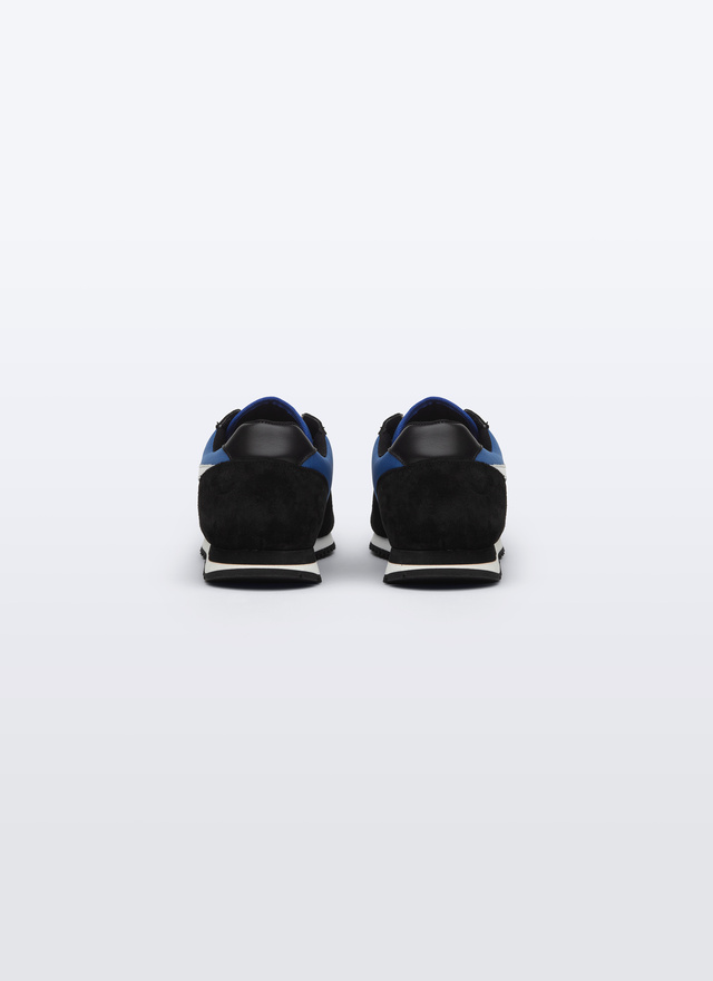 Men's calfskin leather and nylon sneakers Fursac - 23ELSNEAF-BL02/32