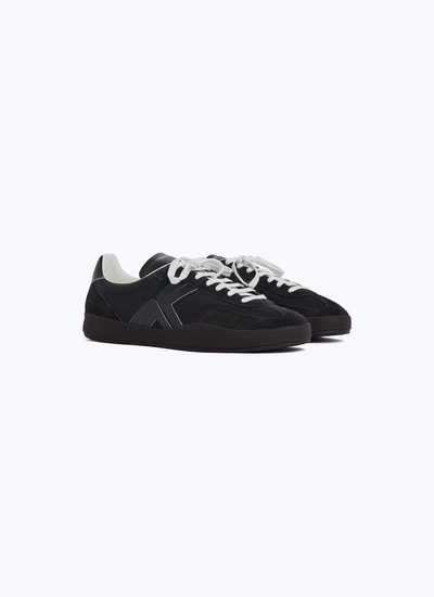 Men's sneakers black calfskin leather Fursac - LSPORT-DL11-B020
