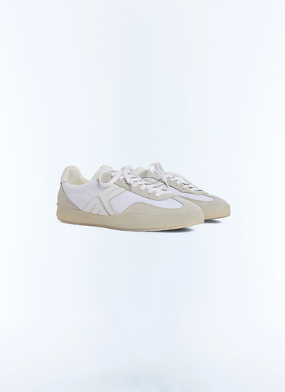 Men's sneakers white calfskin leather Fursac - LSPORT-DL11-A001