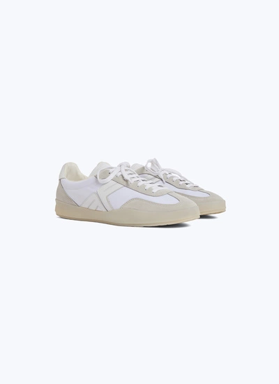 Men's sneakers white calfskin leather Fursac - LSPORT-DL11-A001