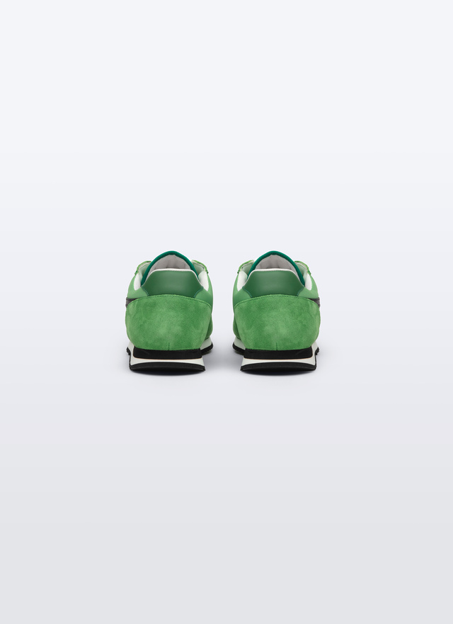 Sneakers homme cuir de vachette et nylon Fursac - LSNEAF-BL02-41