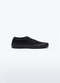 Black cotton canvas sneakers - LTENIS-BL01-20