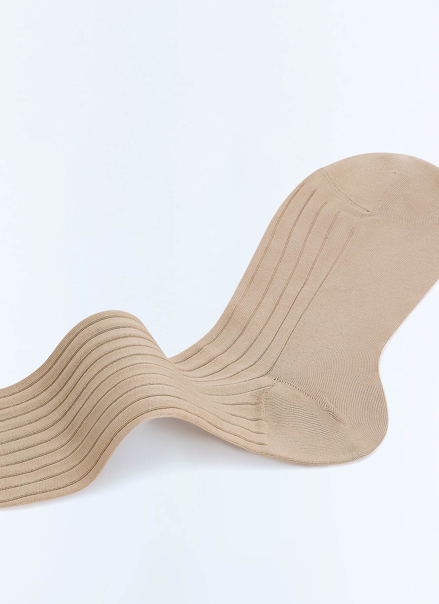 Men's beige sock Fursac - D2JSOK-JA23-A008