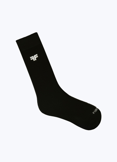 Men's sock black cotton Fursac - D2CHAU-EA19-B020