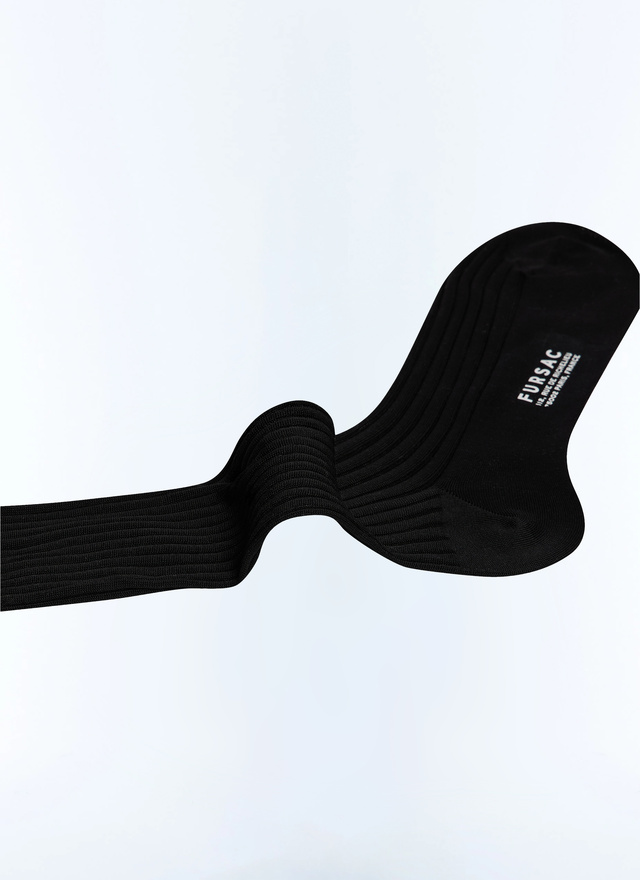 Men's black sock Fursac - D2JSOK-JA23-B020