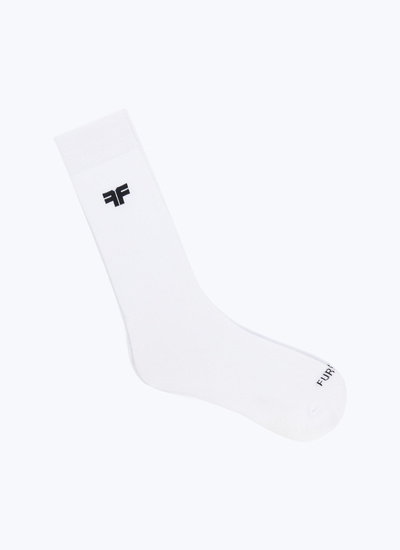 Men's sock white cotton Fursac - D2CHAU-EA19-A001