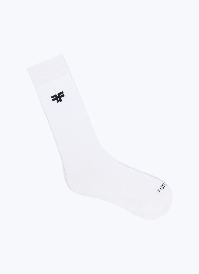 Men's sock white cotton Fursac - D2CHAU-EA19-A001