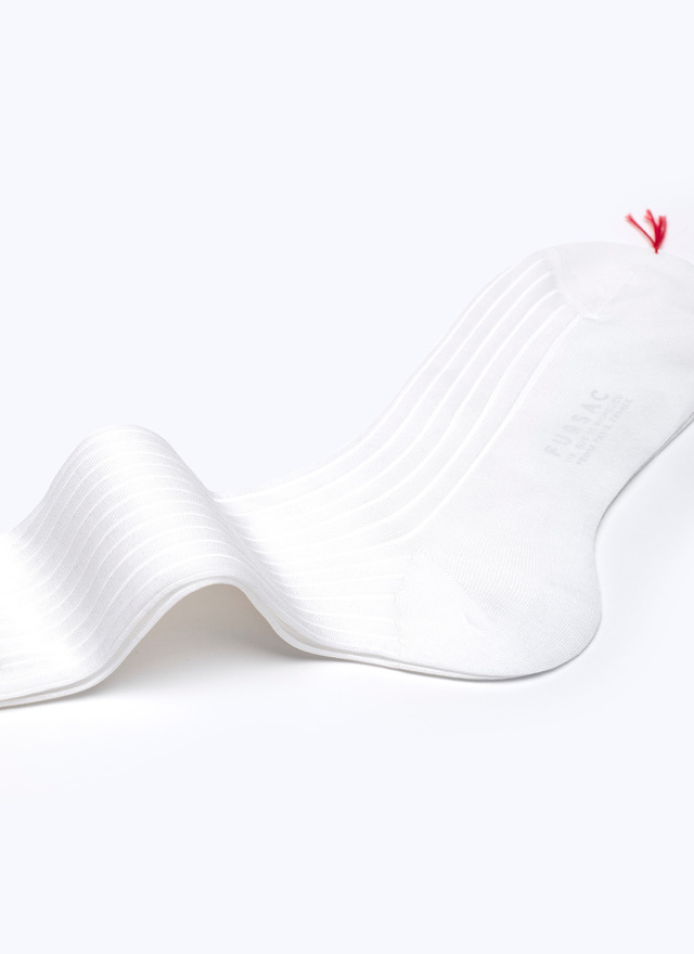 Men's white sock Fursac - D2SOCK-VA17-A001