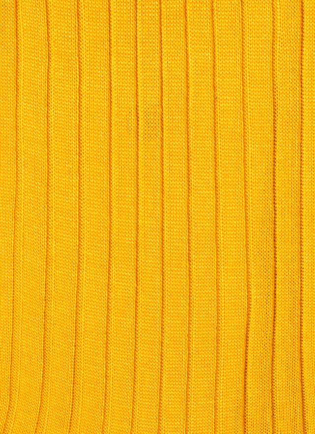 Men's yellow sock Fursac - D2SOCK-VA17-E006