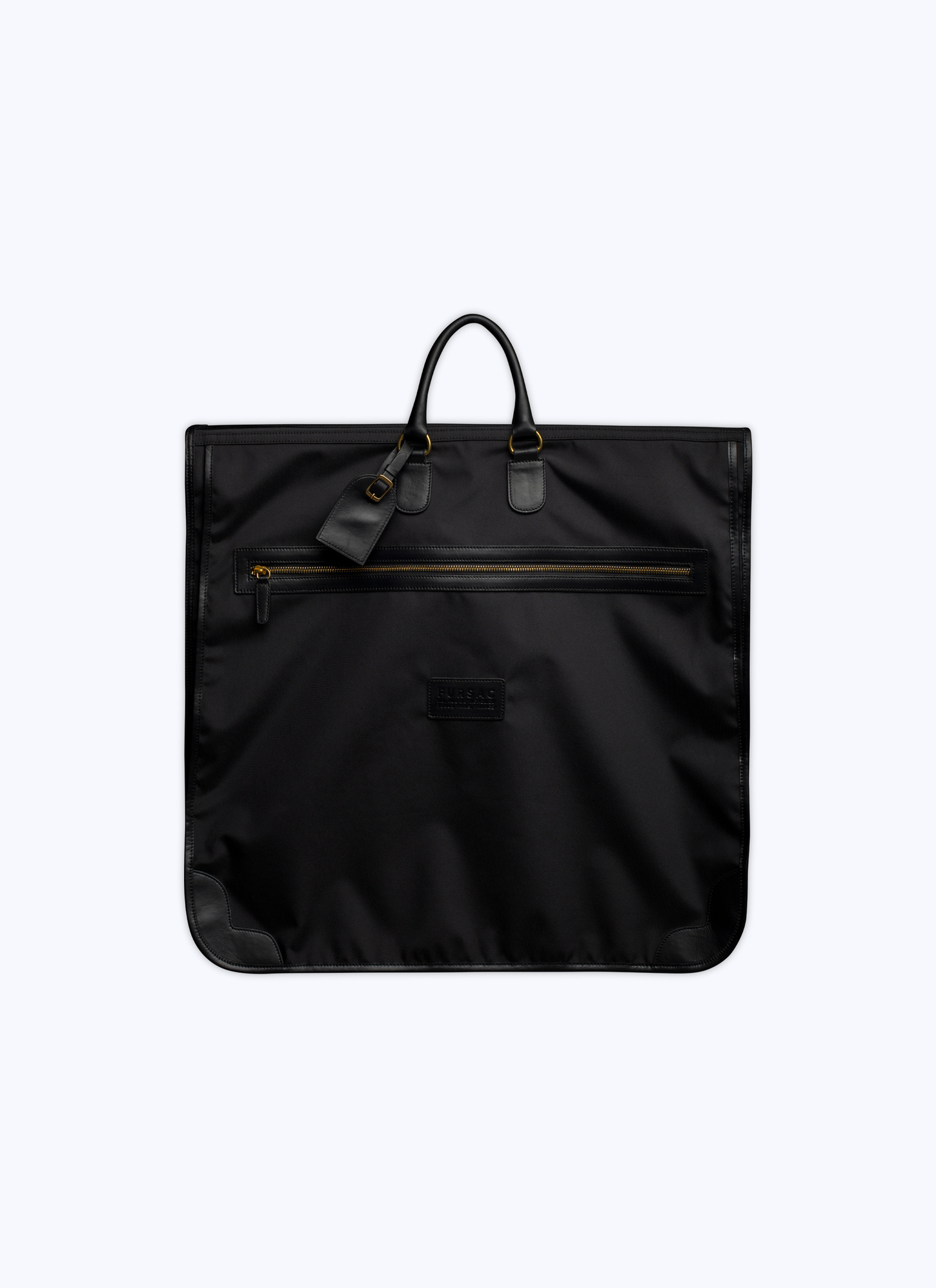 Men's suit Carrier black technical fabric and leather Fursac - B3VARY-VB01-20