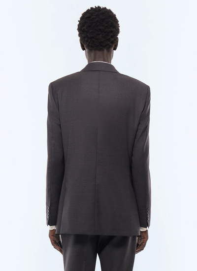 Men's main fabric: 100% virgin woolunder collar: 80% polyester, 20% viscosebody lining: 100% viscosesleeve lining: 57% viscose, 41% acetate, 2% cupro suit jacket Fursac - V3FOXA-LC05-B021