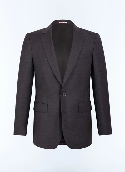 Men's black main fabric: 100% virgin woolunder collar: 80% polyester, 20% viscosebody lining: 100% viscosesleeve lining: 57% viscose, 41% acetate, 2% cupro suit jacket Fursac - V3FOXA-LC05-B021