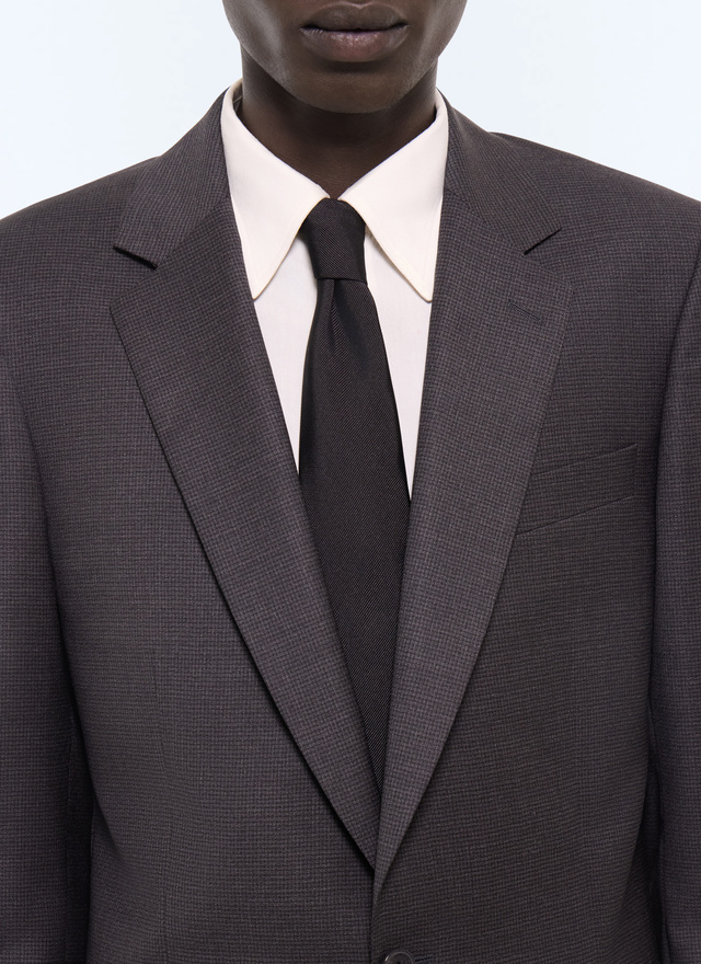 Men's anthracite suit jacket Fursac - V3FOXA-LC05-B021