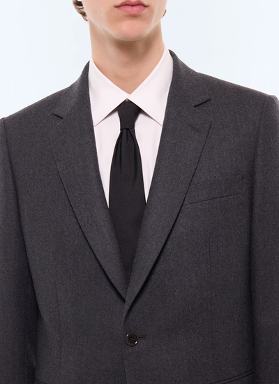 Men's main fabric: 100% virgin woolunder collar: 80% polyester, 20% viscosebody lining: 100% viscosesleeve lining: 57% viscose, 41% acetate, 2% cupro suit jacket Fursac - V3FOXA-LC17-B021
