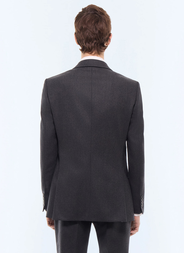 Men's anthracite suit jacket Fursac - V3FOXA-LC17-B021