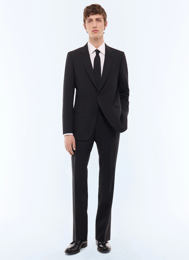 Men's black suit jacket Fursac - V2AIDO-BV01-20