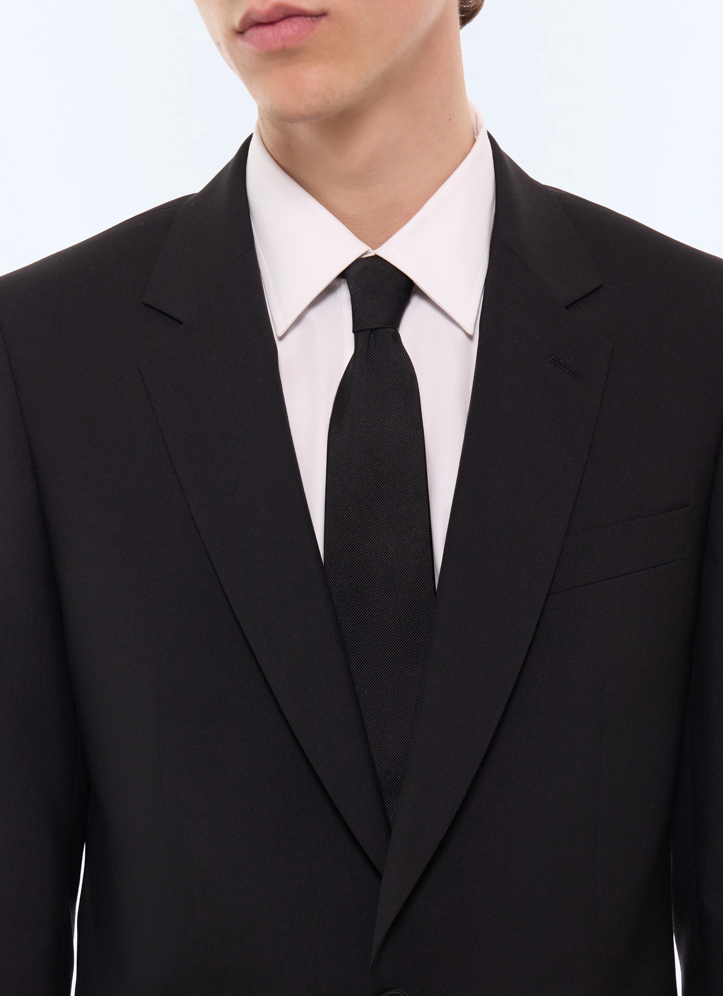 Men's black suit jacket Fursac - V3FOXA-BV01-20