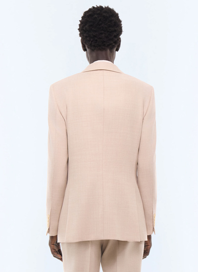 Men's main fabric: 100% virgin woolunder collar: 80% polyester, 20% viscosebody lining: 100% viscosesleeve lining: 57% viscose, 41% acetate, 2% cupro suit jacket Fursac - V3JEXU-LC17-A003
