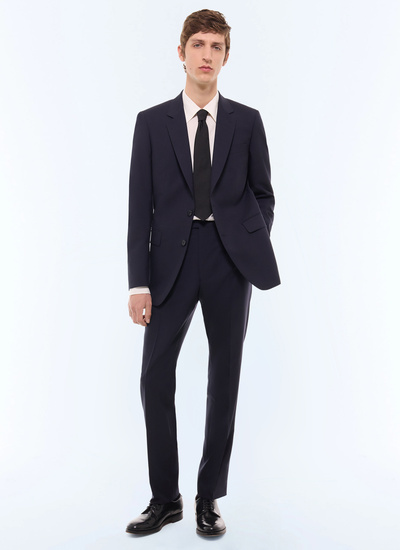 Men's navy suit jacket Fursac - V3FOXA-BV01-30