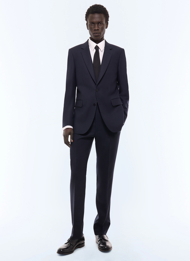 Men's navy suit jacket Fursac - V3FOXA-LC14-D030