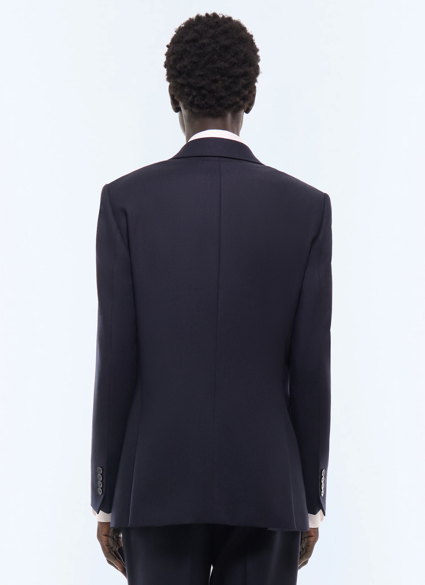 Men's main fabric: 100% virgin woolunder collar: 80% polyester, 20% viscosebody lining: 100% viscosesleeve lining: 57% viscose, 41% acetate, 2% cupro suit jacket Fursac - V3FOXA-LC14-D030