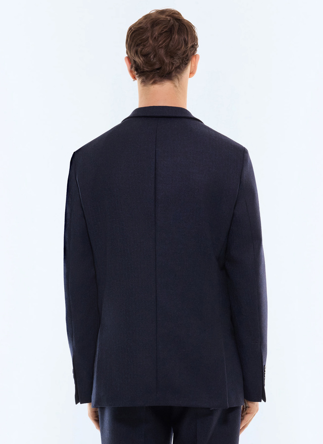 Men's main fabric: 100% virgin woolbody lining: 100% viscosesleeve lining: 57% viscose, 41% acetate, 2% cupro suit jacket Fursac - V3LOCA-LC10-D030