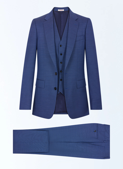 Men's blue suit Fursac - C3DVOX-DC55-D035