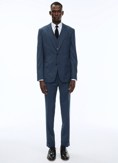 Men's blue - caviar suit Fursac - C3AVOX-AC13-34