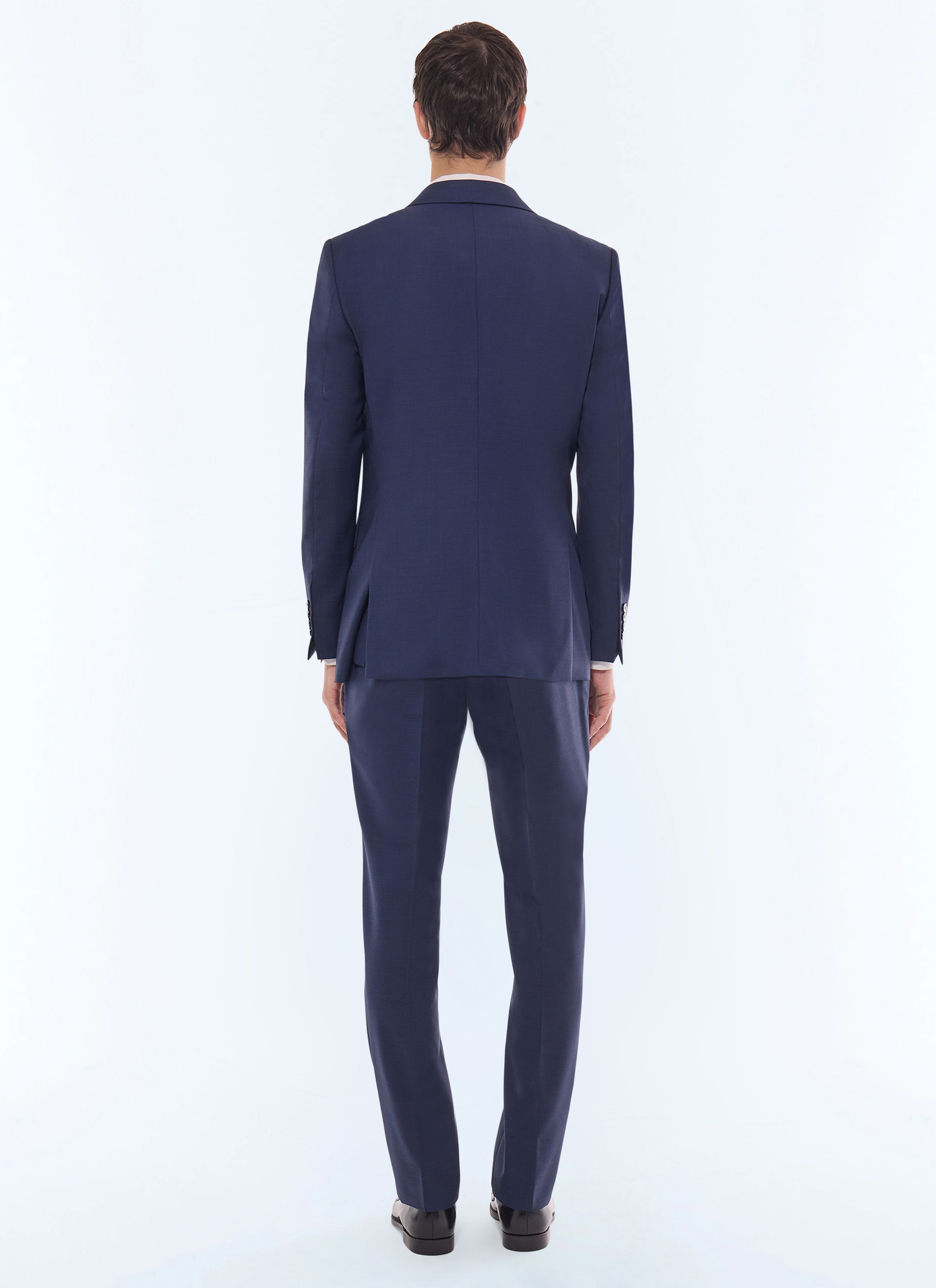 Men's blue, navy blue certified virgin wool suit Fursac - C3JVOX-GC14-D031