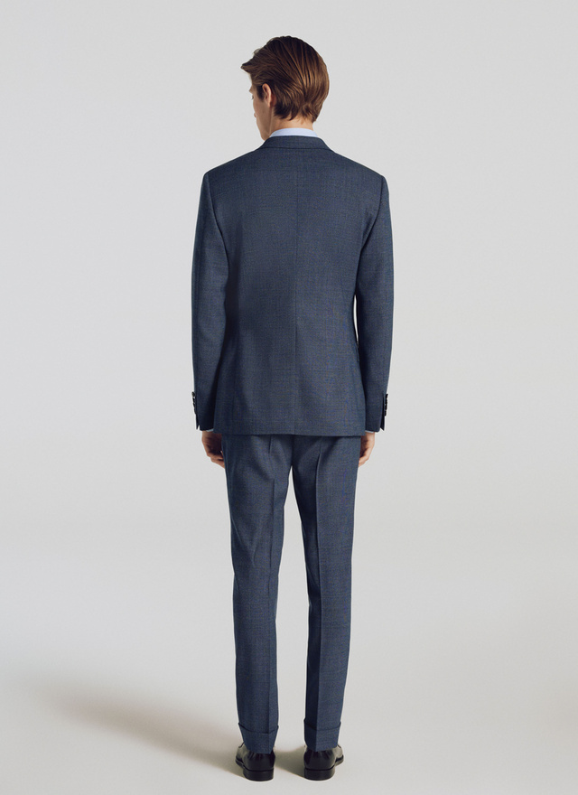 Men's blue, navy blue virgin wool suit Fursac - 21HC3ROXY-TC11/32