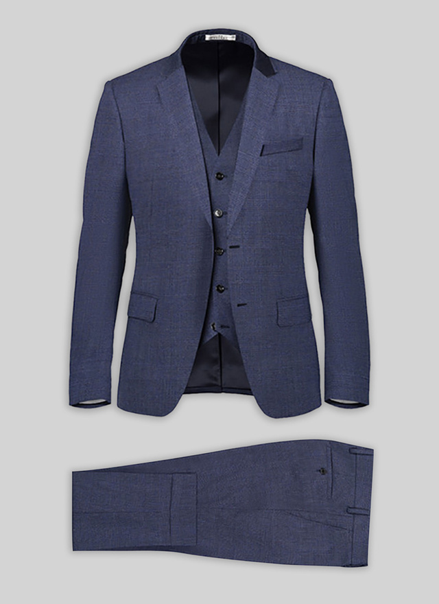 Men's grey blue suit Fursac - 21HC3ROXY-TC11/32