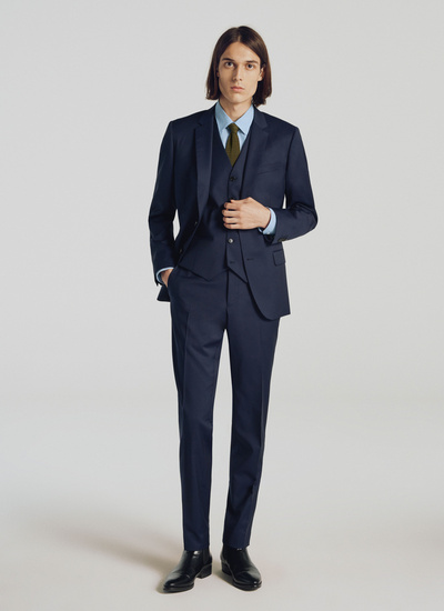 Men's suit navy blue itravel wool Fursac - C3ILDA-B570-31