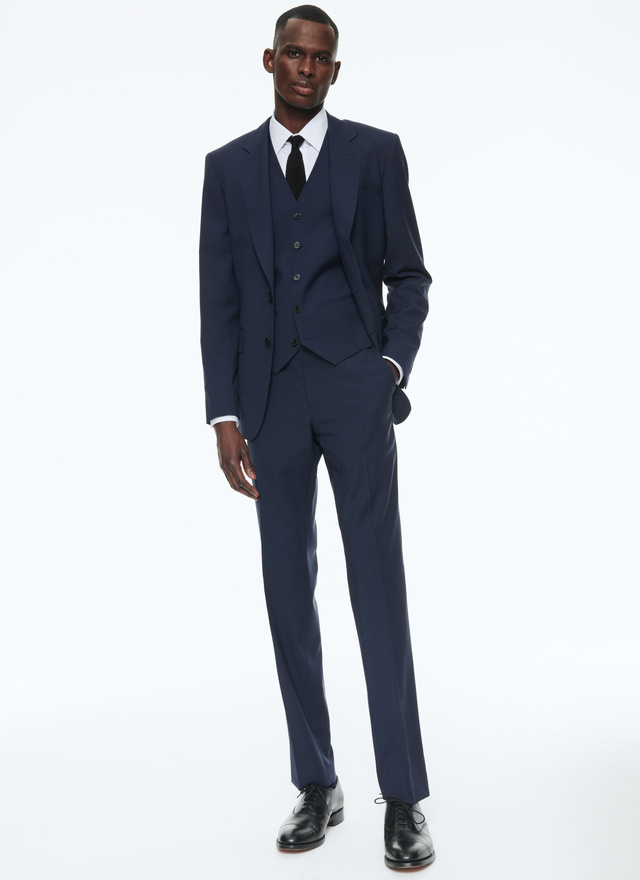 Men's navy blue suit Fursac - C3SOXE-VC60-30