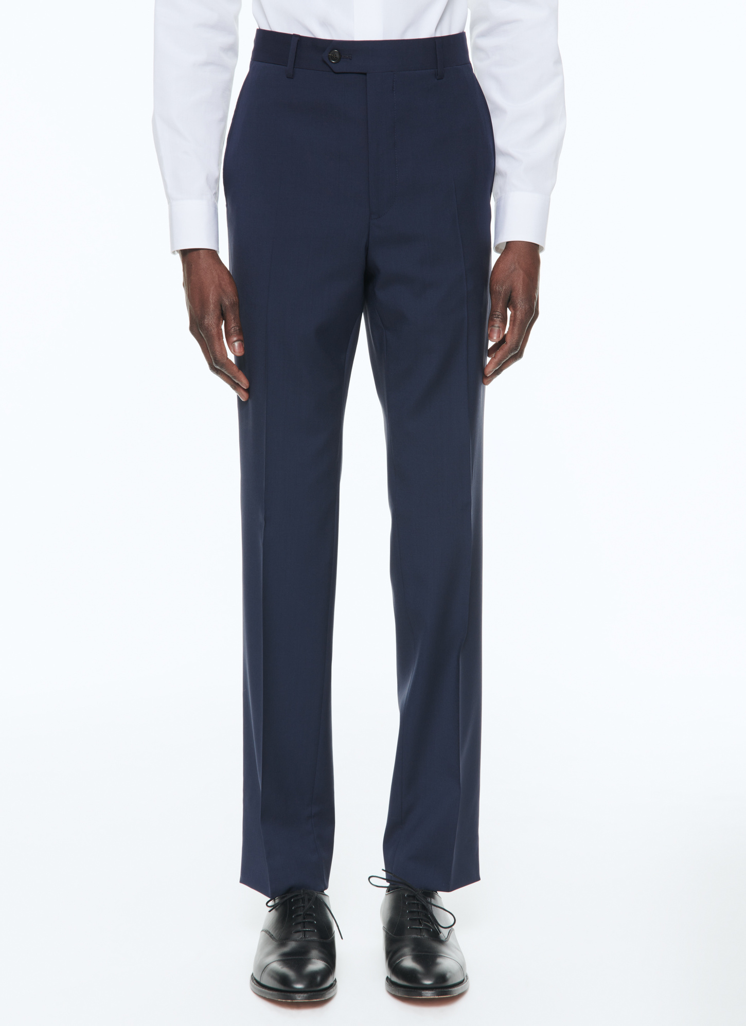 Men's blue, navy blue virgin wool suit Fursac - C3SOXE-VC60-30