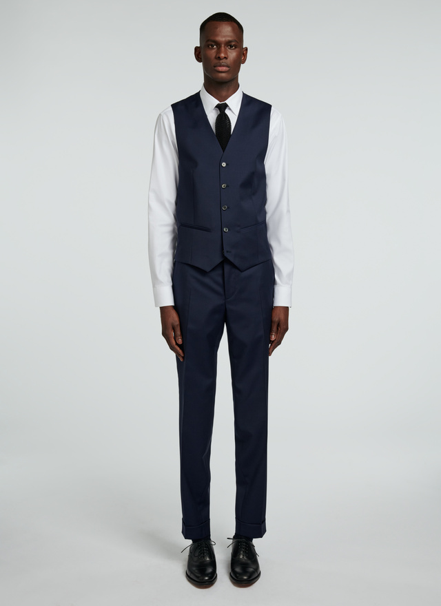 Men's navy blue suit Fursac - C3VOXX-B570-31