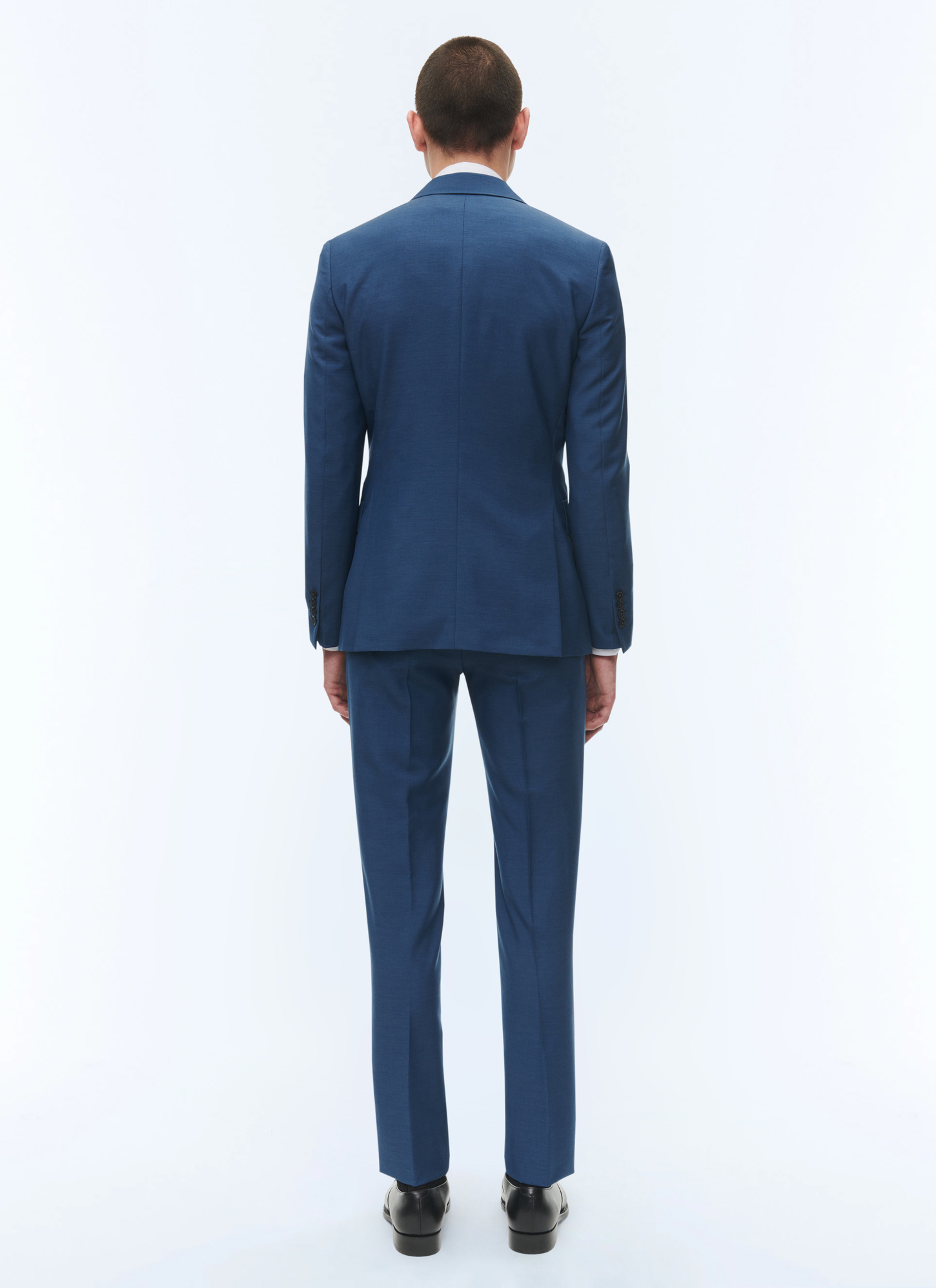 Men's suit sapphire blue virgin wool Fursac - C3AVOX-F502-35