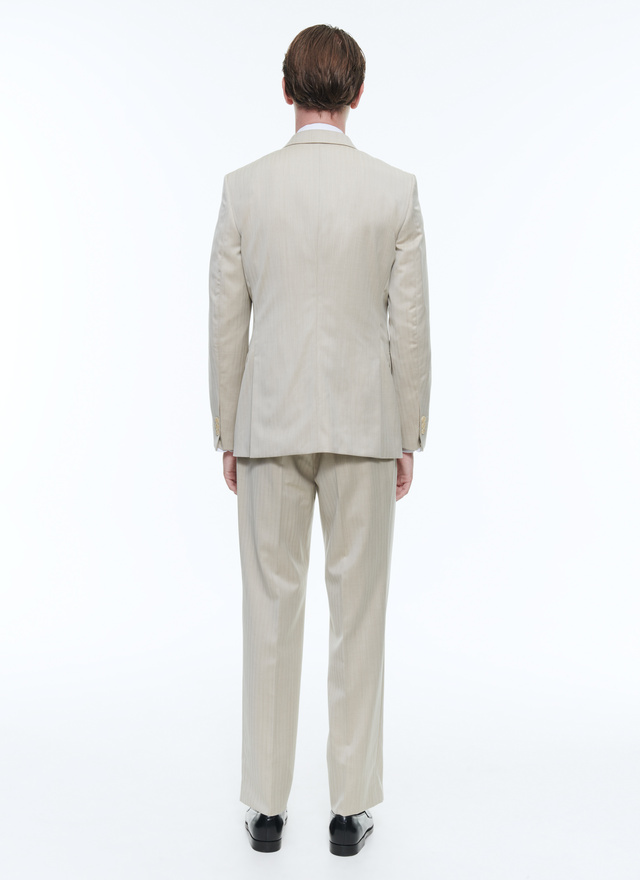Men's virgin wool serge suit Fursac - C3DATI-DC13-A006