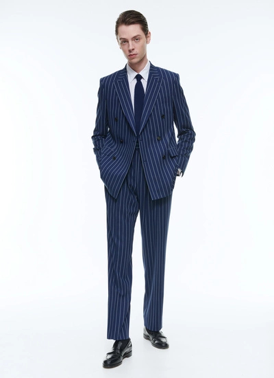 Men's blue suit Fursac - C3DATI-DC06-D029