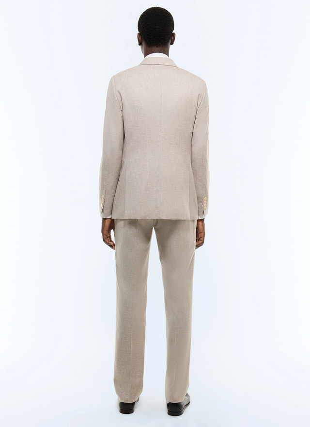 Men's super 150's virgin wool suit Fursac - C3FOUG-JC21-A007