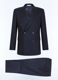 Wool double-breasted suit - C3FOCA-EC29-D030