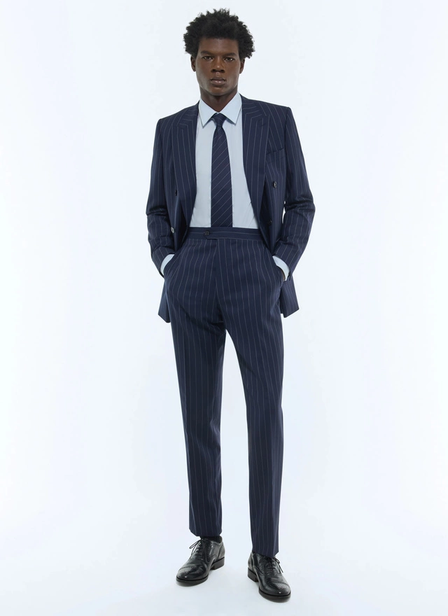 Men's navy blue suit Fursac - C3FOCA-DC05-D030