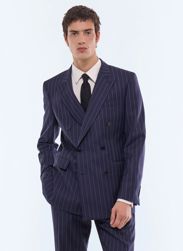 Men's navy blue suit Fursac - C3FOCA-DC05-D030
