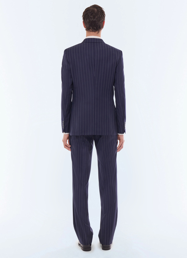 Men's certified virgin wool serge suit Fursac - C3FOCA-DC05-D030