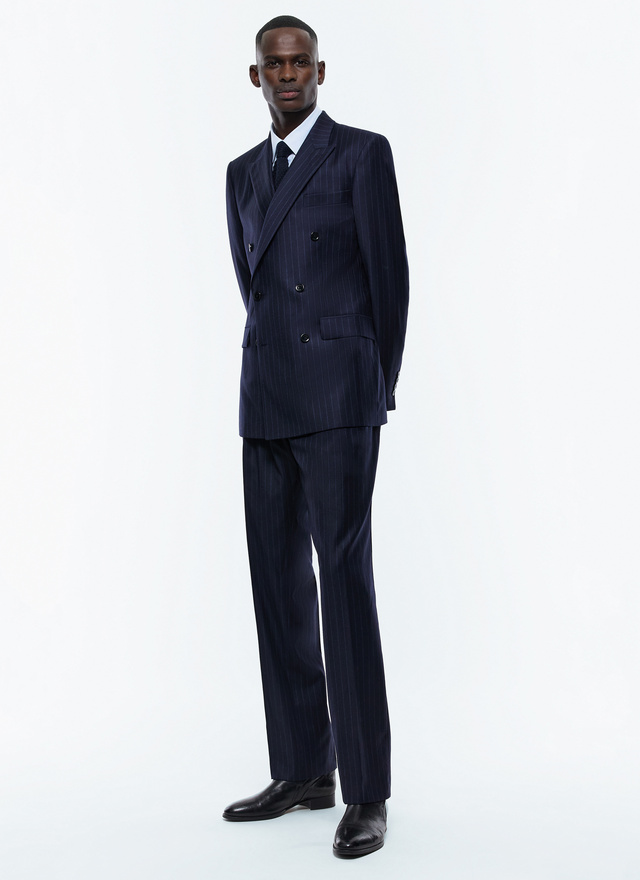 Men's navy blue suit Fursac - C3EMMY-EC06-D030