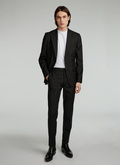 Black wool canvas suit - C3VOXO-VC06-20