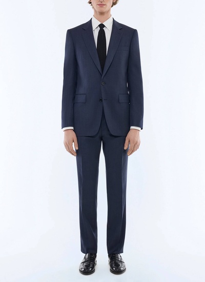 Men's suit blue virgin wool Fursac - C3EXUN-DC55-D030