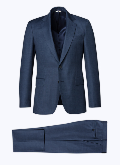 Men's suit blue virgin wool Fursac - C3AXUN-AC13-34